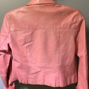 Pink Leather Jacket
